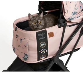 Cărucior pentru câini și pisici Fikago FTG Artic Flower
