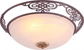 Brilagi - Lampă de tavan FRESCO 3xE27/40W/230V Ø 48 cm maro