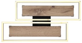 Globo 67299D1 - Plafonieră LED COLLI, 48W, 230V, maro/negru