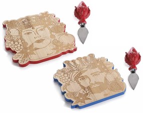 Set craciun 2 platouri aperitive mediteraneo 23x19.5x4.5 cm