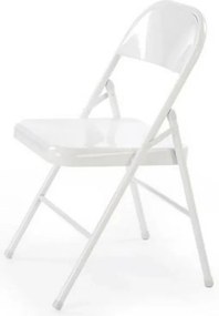 Scaun K565, alb, metal, 46x47x75 cm