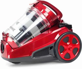 Aspirator fara sac Royalty Line RL-BSCM1400.60, 850W, 3 litri, Filtru HEPA, Ciclon, Rosu