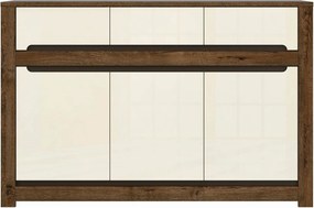 Comoda RUSO KOM3D3S, nuc/bej, PAL, 149x46x99 cm