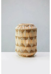 Veioză în culoare naturală cu abajur textil/cu abajur din iută (înălțime 35 cm) Ano – Markslöjd