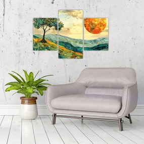 Tablou - Ilustrație peisaj (90x60 cm)