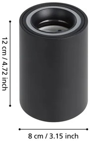 Spot LED RGBW dimabil Eglo 901168 CAROSSO-Z LED/4,9W/230V negru