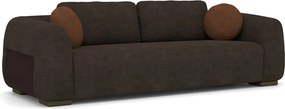 Canapea lemn masiv Maura, 260 × 73 × 105 cm