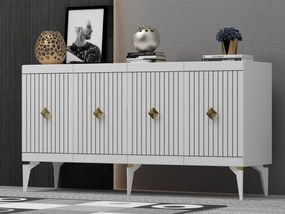Dulap Lideke 1 (alb + auriu) . 1093409