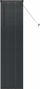 vidaXL Jaluzele venetiene Manual Negru 175 x 45 cm Aluminiu