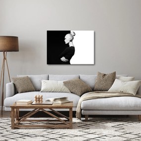 Tablou - O femeie à la yin și yang (70x50 cm)