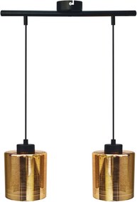 Candellux Cox lampă suspendată 2x60 W negru 32-59352