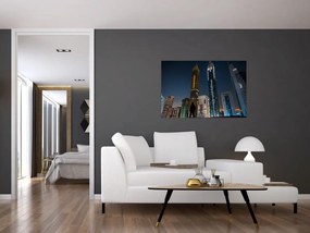 Tablou cu orașul nocturn (90x60 cm)