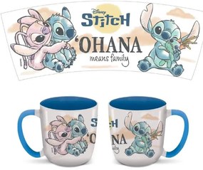 Disney Lilo și Stitch Ohana Elite cană din porțelan 400 ml (14 oz) în Cutie Cadou