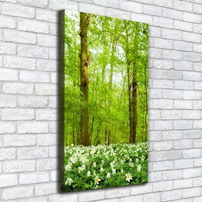 Tablou canvas Flori în pădure