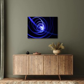 Tablou cu spirale albastre (70x50 cm)