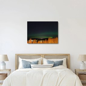 Tablou cu aurora borealis (70x50 cm)