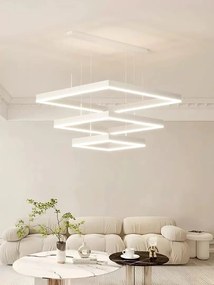 💡 Pendul LED 9510/3 – Stil Minimalist cu Funcții Smart și Finisaj Alb