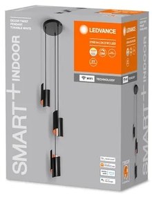 Lustră LED pe cablu dimabilă SMART+ DECOR 3xLED/8W/230V neagră Wi-Fi Ledvance