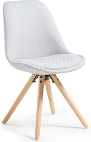 Scaun LARS tesatura gri deschis