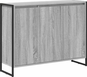 vidaXL Dulap lateral Gri Sonoma 96,5 x 30 x 75 cm Lemn compozit