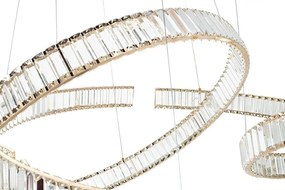 Lustra XXL suspendata LED design ambiental Ring LINE 8 auriu