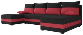 Colțar în formă de U Harmony U (Negru + roșu). 1057185