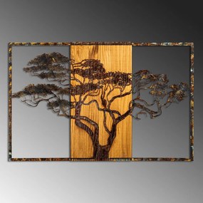 Accesoriu decorativ de perete din lemn Acacia Tree - 388-A