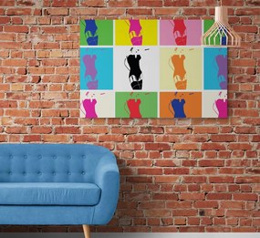 Tablou pop art farmecul femeii