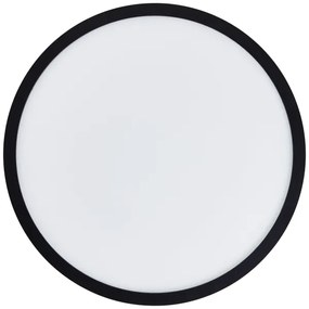 Brilliant - Plafonieră LED MILTON, 24W, 230V, Ø 42 cm, neagră