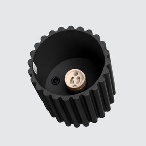 Sollux  SL.1784 - Spot AURA 1xGU10/10W/230V 10 cm negru