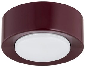 Plafonieră ELORA Argon 8904, 1xGX53/7W/230V, Ø 11 cm, vișinie