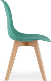 OFERTA Scaun verde KITO cu picioare din fag II. calitate