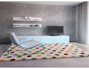 Covor crem 160x230 cm Norge Dots – Universal