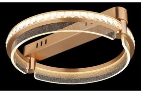 Lustra LED aplicata design circular cu telecomanda BLONDIE D-40cm