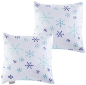 Set de 2 feţe pernuţe din micropluş FULGI 40 x 40 cm