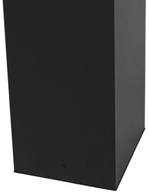 Lampă de podea inteligentă pentru exterior neagră 80 cm inclusiv Wifi ST64 - Charlois