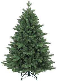 HOMCOM Brad de Crăciun Artificial cu 847 Crengi, Brad de Crăciun Realist Pliabil cu Bază Metalică, Ø105x150 cm, Verde | Aosom Romania