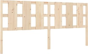 vidaXL Tăblie de pat, 205,5x4x100 cm, lemn masiv de pin