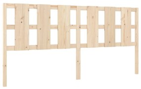 818010 vidaXL Tăblie de pat, 205,5x4x100 cm, lemn masiv de pin