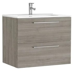MOBILIER HANDY 70X46X56.5 GREY,2 SERTARE ,CU LAVOAR Gri mat