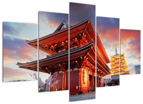 Tablou - templu în Japonia (150x105cm)