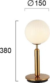 Lampă de masă JOLIN 1xG9/5W/230V aurie