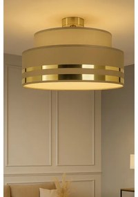 Plafonieră TAMI 1xE27/60W/230V maro/auriu