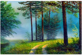 Tablou - Pictură în ulei de peisaj (90x60 cm)