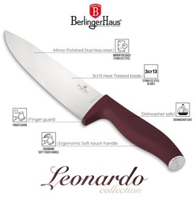 Set 4 cutite Leonardo Berlinger Haus BH 2958, visiniu