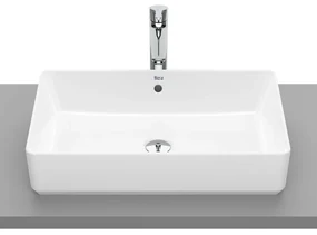 Lavoar pe blat Roca The Gap dreptunghiular 60 cm alb
