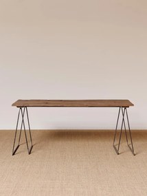 Masa dining, din lemn reciclat, cu aspect vintage, Sutton