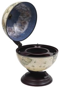 vidaXL Bar tip glob pământesc stativ sticle vin, verde, eucalipt