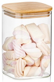 Recipient din sticlă pentru alimente 4Home cucapac Bamboo, 950 ml, 950 ml