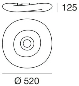 Plafonieră LED dimabilă Linea Light 8006 MR. MAGOO LED/23W/230V